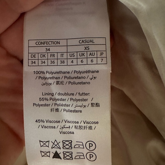 ROTATE SUNDAY Cropped Bomber Jacket in Oyster Gray NWT XS - Picture 8 of 8